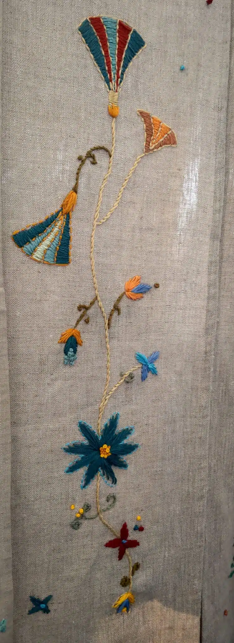 Pharaonic Lotus Scarf 1 Pharaonic Lotus Scarf