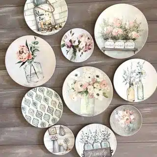 Blooms Wall Plates Collection