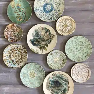 Emerald Garden Wall Plates Collection