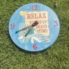 "Beach Time" Summer Wall Clock