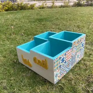 Colorful Tiles Cutlery Organizer