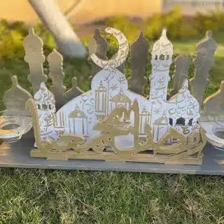 Ramdan Decorative Stand with Candles