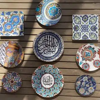 Turkish Beige Wall Plates Collection