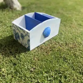 Mediterranean Blue Sea Shell Organizer