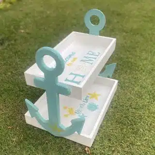 Sea Blue Anchor Tray