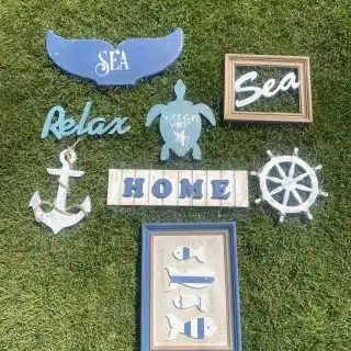 Coastal Blue Wall Decor Collection