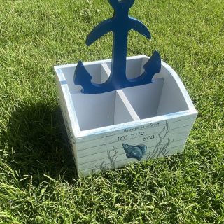 True Blue Anchor Cutlery Organizer