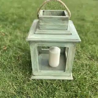Sage Green Vintage Lantern