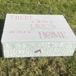 Coffee and tea box white x mint