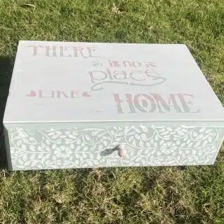 Coffee and tea box white x mint