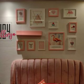 frames set (flamingo with shelf )