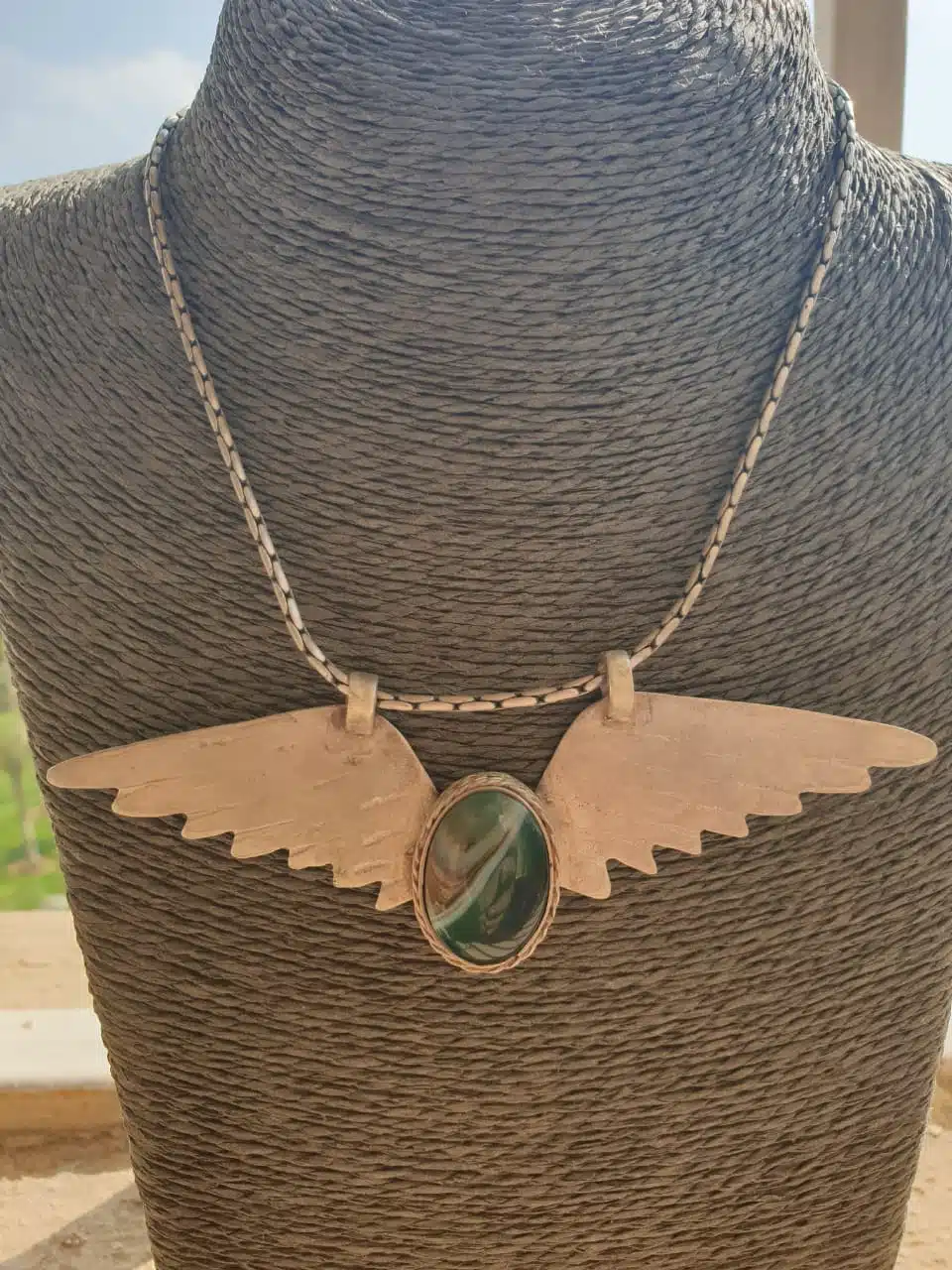 Silver angel wings pendant 1 Silver angel wings pendant