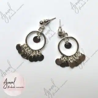 Silver plated earring