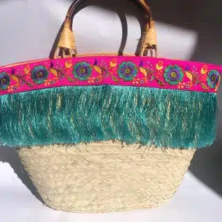 Fringes beach bag