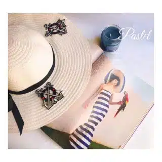 Nautical beach hat ⚓