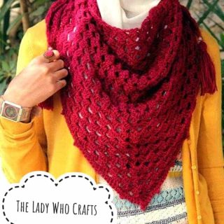 Granny triangle scarf
