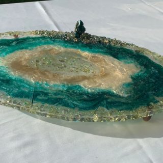 Bahgah Emerald Rectangular Platter