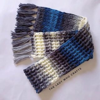 Waffle scarf