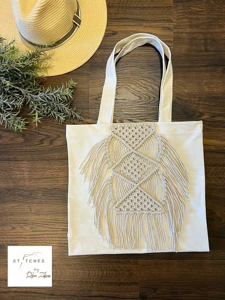 macrame tote bag #4 . 1 macrame tote bag #4 .