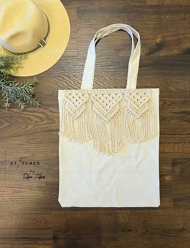 macrame tote bag #3 . 1 macrame tote bag #3 .