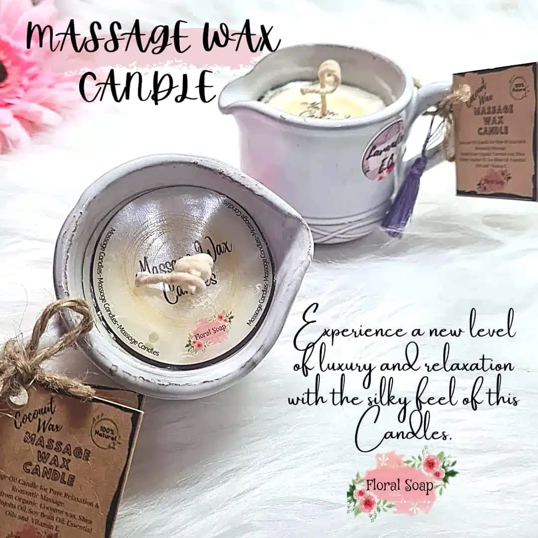 Natural Massage Wax Candle 1 Massage wax candles