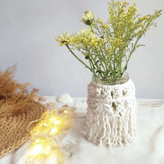 macrame jar