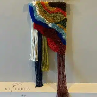 Abstract Wall Hanging - Tufted Rug Art