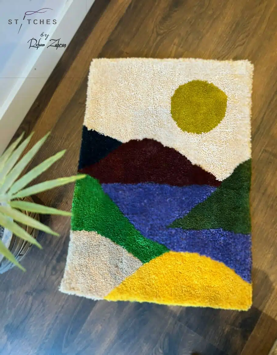 Sunset Tufted Rug/Tableau 2 IMG 20220915 WA0055