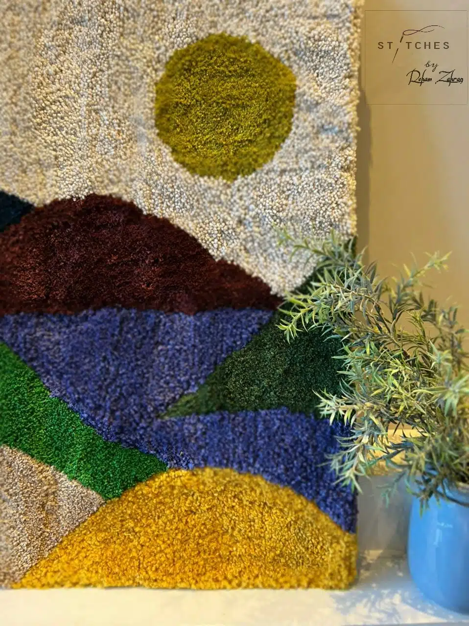 Sunset Tufted Rug/Tableau 1 Sunset Tufted Rug/Tableau