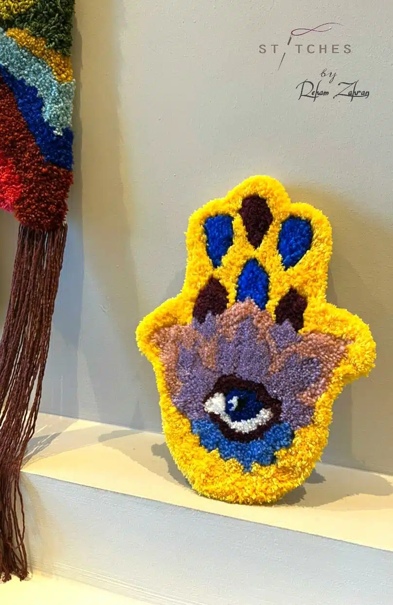 Wall hanging eye - tufted wall art 2 IMG 20220915 WA0100