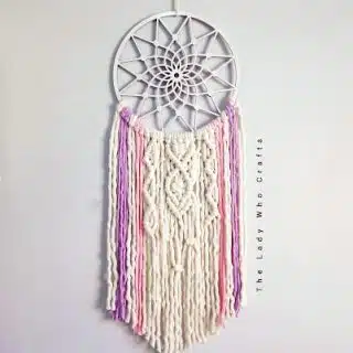 Macrame dreamcatcher