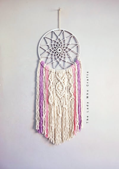 Macrame dreamcatcher 1 Macrame dreamcatcher