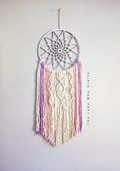 Macrame dreamcatcher 1 Macrame dreamcatcher