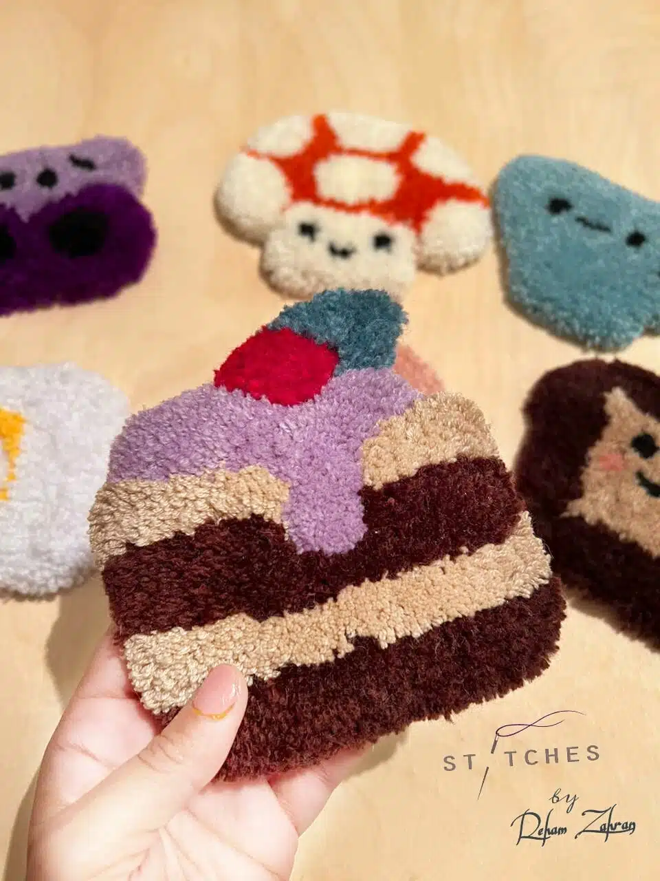 set of 2 tufted coasters 3 IMG 20221128 WA0001