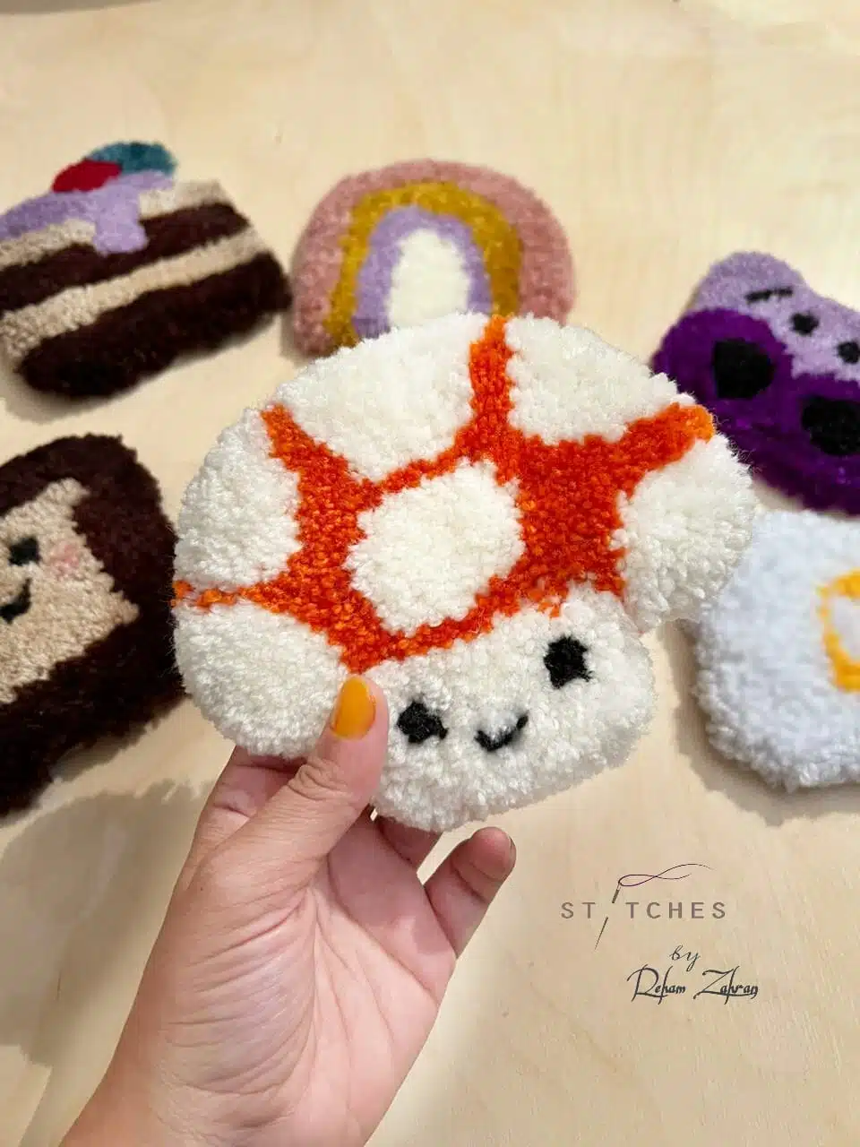 set of 2 tufted coasters 4 IMG 20221128 WA0002