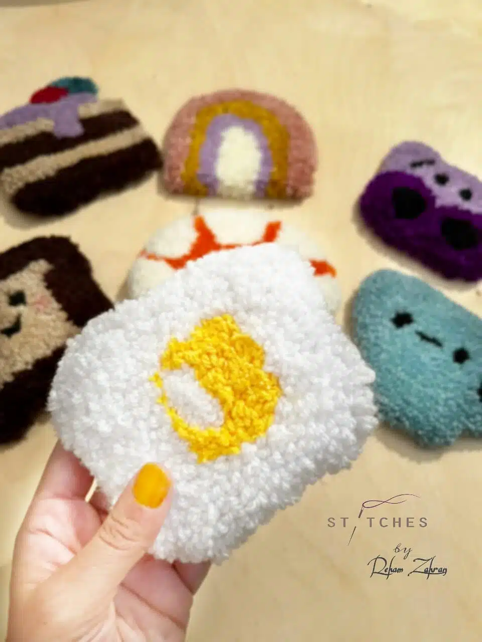 set of 2 tufted coasters 8 IMG 20221128 WA0023