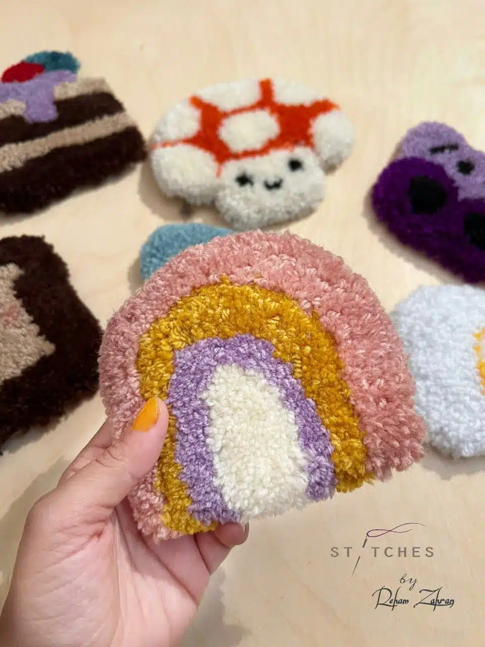 set of 2 tufted coasters 6 IMG 20221128 WA0024