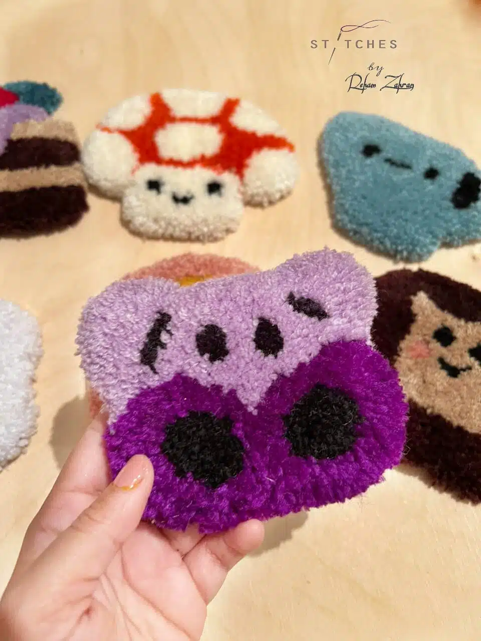 set of 2 tufted coasters 5 IMG 20221128 WA0031