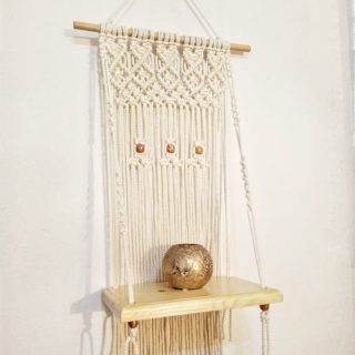 ALIVIA macrame shelf