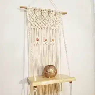 ALIVIA macrame shelf