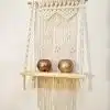 AKONI macrame shelf