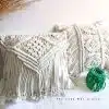 Macrame cushion