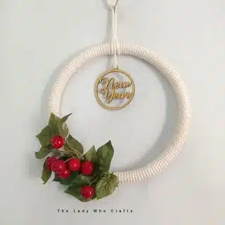 simple christmas wreath