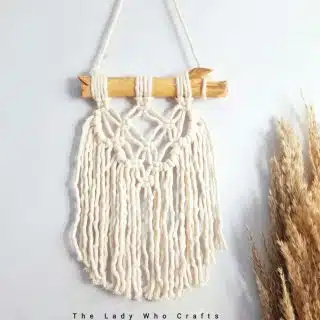 Small macrame wall hanging