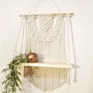 ALBA macrame shelf