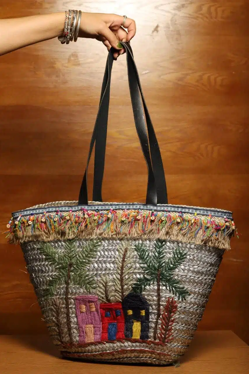 Handmade wicker bag 1 Handmade wicker bag