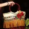 Handmade wicker bag