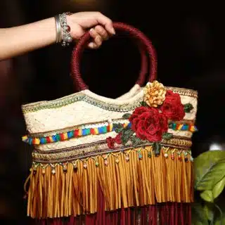 Handmade wicker bag