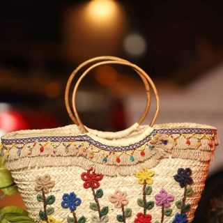 Handmade wicker bag