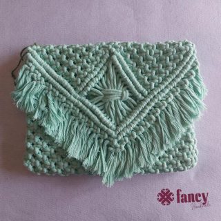 Macrame clutch